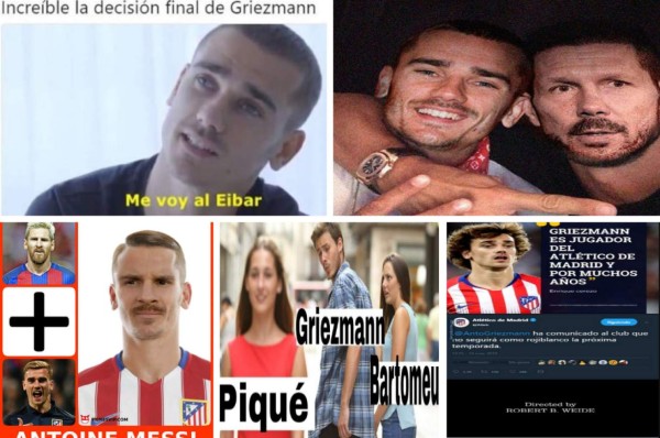 Para morir de risa: Griezmann víctima favorita de los memes tras su fichaje por Barcelona
