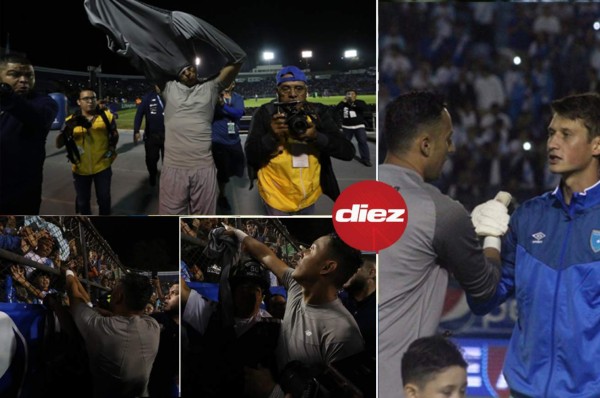 Keylor Navas y su detallazo con niño en Guatemala y con el capitán chapín