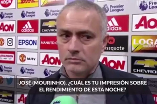 La soberbia respuestra de Mourinho a un periodista