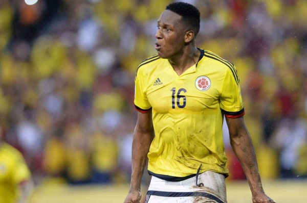 Defensa colombiano Yerry Mina fichará por el Barcelona