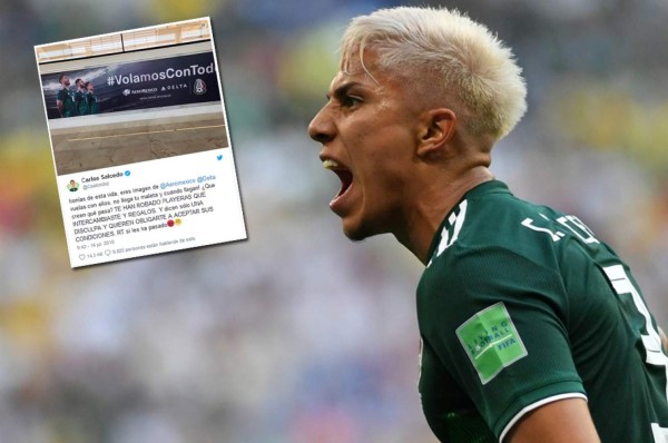 Salcedo denuncia robo de camisetas que le regalaron en Rusia 2018