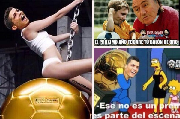 ¡Ni ganando se salva! Los memes ridiculizan a Cristiano Ronaldo tras ganar el Balón de Oro
