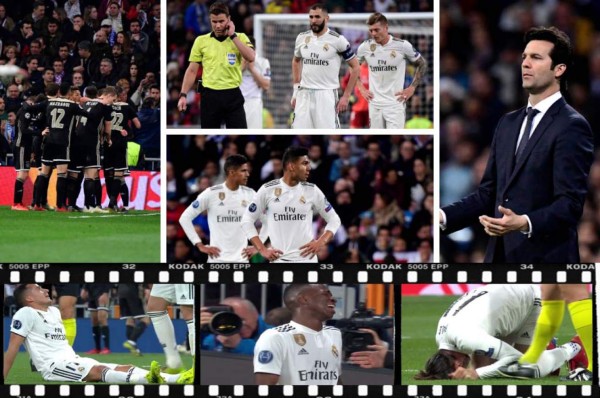 NO SE VIO EN TV: El desconsuelo de los futbolistas del Real Madrid y el jugador del Barcelona en el Bernabéu
