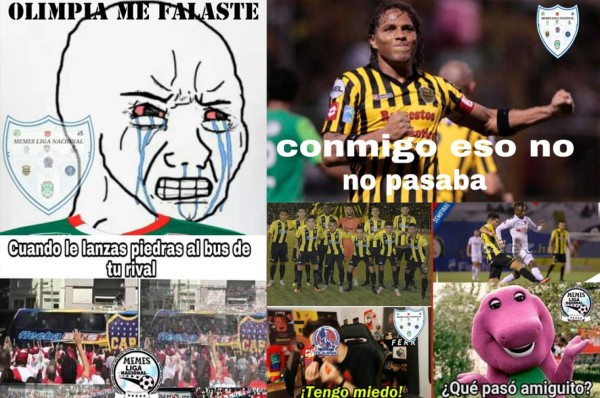 Empate entre el Real España y Olimpia dejan divertidos memes