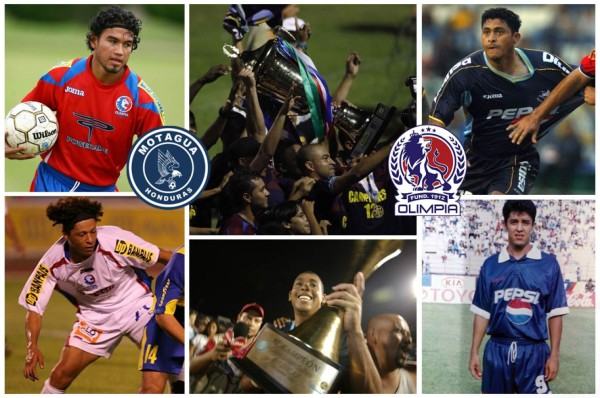 TOP: 18 Jugadores que han jugado finales con las camisas de Olimpia y Motagua
