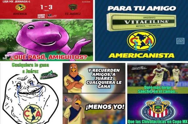 Liga MX: América es destrozado con memes por perder ante el 'poderosísimo' FC Juárez&nbsp;&nbsp;