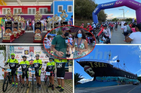 Conmovedora historia y fiesta garifuna incluida: Así se vivió la quinta edición del evento de ciclismo Roatán Point 2 Point