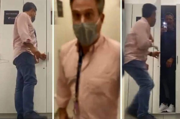 ¡El tremendo susto que le sacó Carlos Hermosillo a Copán Álvarez en los vestidores de Telemundo!