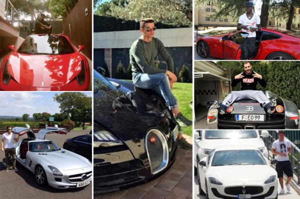 ¡INCREÍBLE! Así pagan los cracks del fútbol sus lujosos vehículos