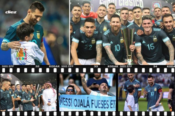 No viste en TV: El bonito gesto de Messi en el triunfo de Argentina ante Brasil