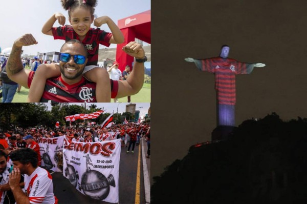 Fiestón en Lima: Los aficionados de River Plate y Flamengo 'inundan' Perú en la final de la Copa Libertadores&nbsp;&nbsp;&nbsp;&nbsp;&nbsp;