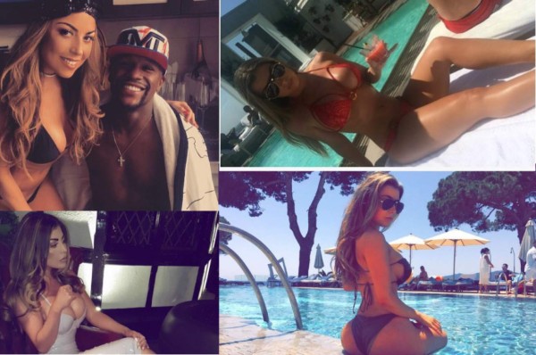 Así es Abigail Clarke, la espectacular novia de Floyd Mayweather
