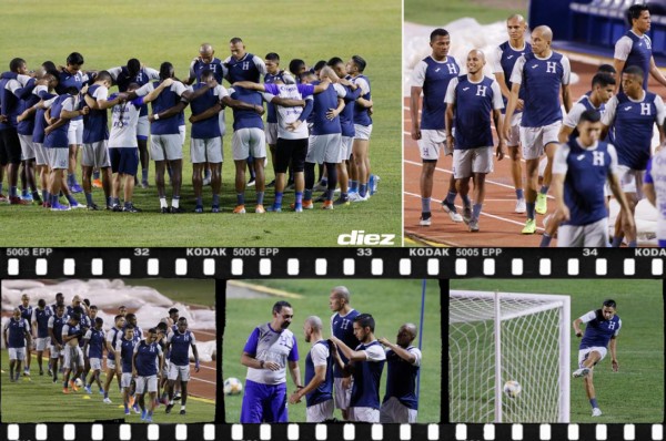Risas y pelones: El último entrenamiento de Honduras antes de enfrentar a Trinidad y Tobago