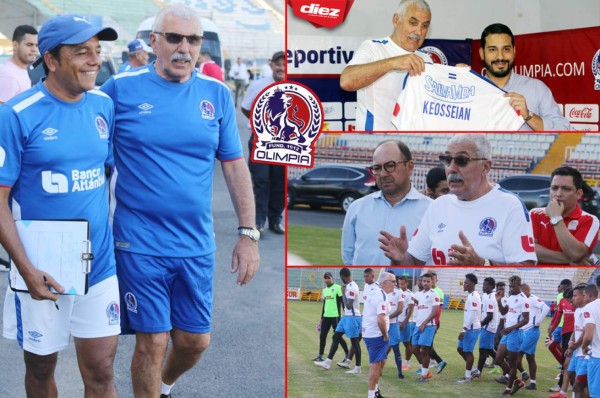 ¡Risas, charlas y abrazos! Así fue el primer entreno de Manuel Keosseián con Olimpia