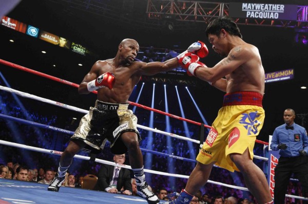 Las mejores fotos de la pelea Mayweather-Pacquiao