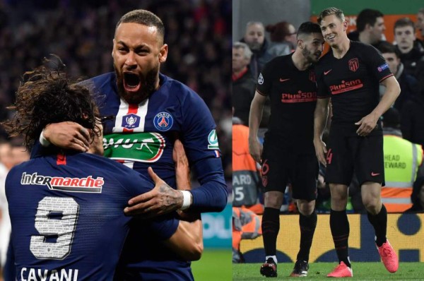 UEFA Champions League: Atlético y PSG se unen a la fiesta de los cuartos de final