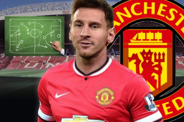 Con Messi: Así sería el 11 del Manchester United con el argentino como máxima figura&nbsp;&nbsp;