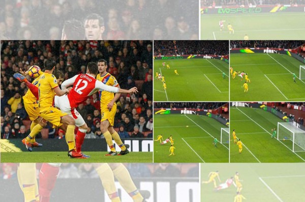 ¡Olivier Giroud recibe el 2017 con verdadero golazo!