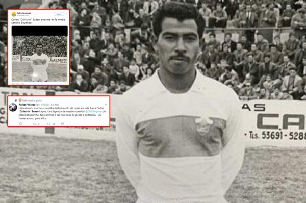 Los mensajes de condolencia en redes sociales por la muerte de 'Calistrín' Suazo
