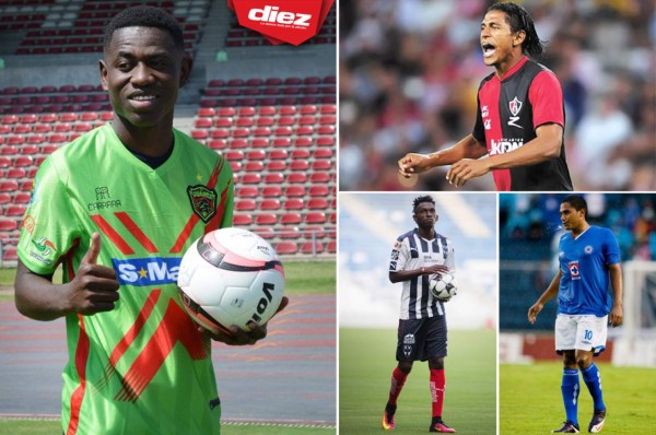 Los últimos jugadores hondureños que han pasado por el fútbol de México