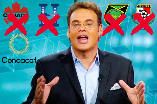 La predicción de David Faitelson sobre las eliminatorias de Concacaf y el duro vaticinio para Honduras y Canadá