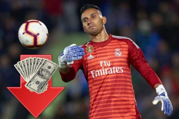 Los millones que se devaluó Keylor Navas en el Real Madrid tras perder protagonismo &nbsp;&nbsp;