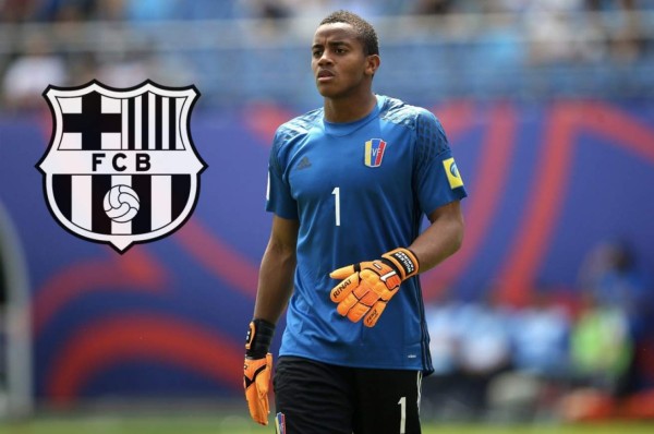 Wuilker Faríñez, el portero venezolano que llegaría al Barcelona