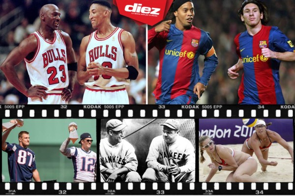 Messi y Ronaldinho, Jordan y Pippen... Las mejores duplas en la historia del deporte