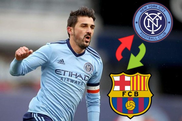 David Villa estaría llegando al Barcelona para luego retirarse