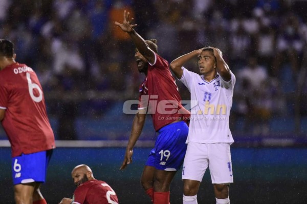 Arriaga destaca y Diego Rodríguez el más bajo: La puntuación a los jugadores de Honduras en juego ante Costa Rica