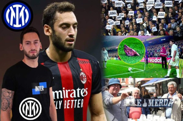 Cabezas de cerdo y carteles de 'judas': El terror por la traición que viviría Çalhanoğlu en su regreso al Milan