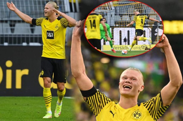 ¡Monstruoso! Haaland, con hat-trick de asistencias y dos goles, guía el triunfo del Dortmund ante Frankfurt