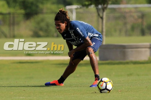¡Quioto y Discua de porteros! Las fotos del entreno de Honduras en Houston