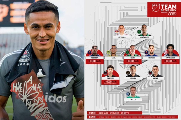 Andy Najar integra el 11 ideal de la jornada de la MLS por segunda vez en lo que va de la temporada