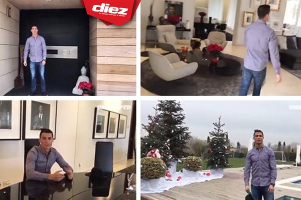 ¡DE LUJO! Conocé la casa por dentro de Cristiano Ronaldo
