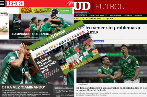 Así amaneció prensa mexicana luego de triunfo ante Honduras en el Azteca
