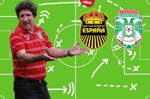 ¡Con cuatro cambios! Este sería el modificado once con el que saldría Marathón ante Real España