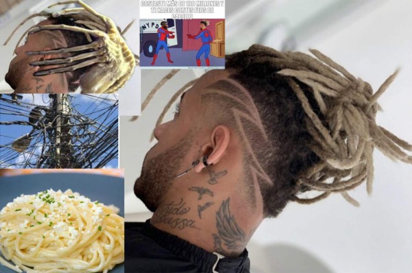 Cambió de look y los memes atacan al brasileño Neymar