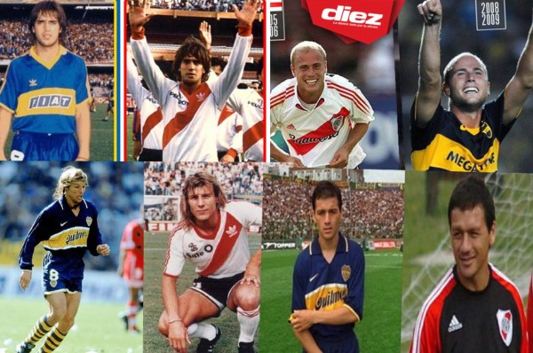 ¿TRAIDORES? Los futbolistas que sudaron las camisetas de Boca y River