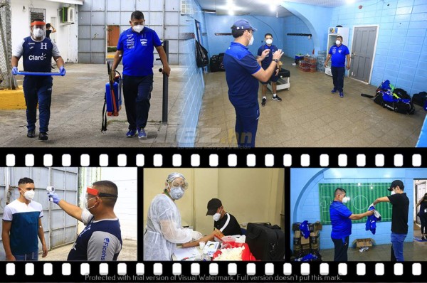 Bajo estrictas medidas de bioseguridad, Selección Sub-20 de Honduras vuelve a los entrenos