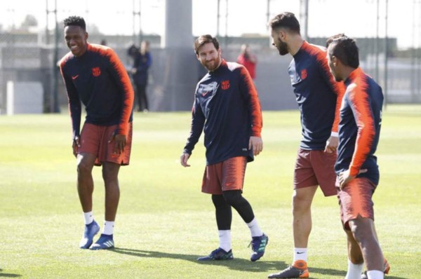 Messi entrenó 'a medias' con el Barcelona luego de la fecha FIFA