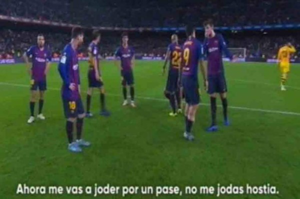 La inédita discusión de Luis Suárez con Piqué tras derrota ante Betis