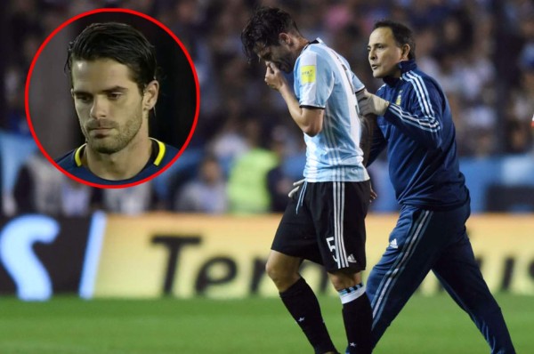 ¡Terrible! Fernando Gago recae de su lesión de rodilla y se aleja del Mundial de Rusia