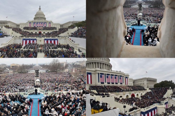 Las mejores fotos del primer día de Donald Trump como presidente de EEUU