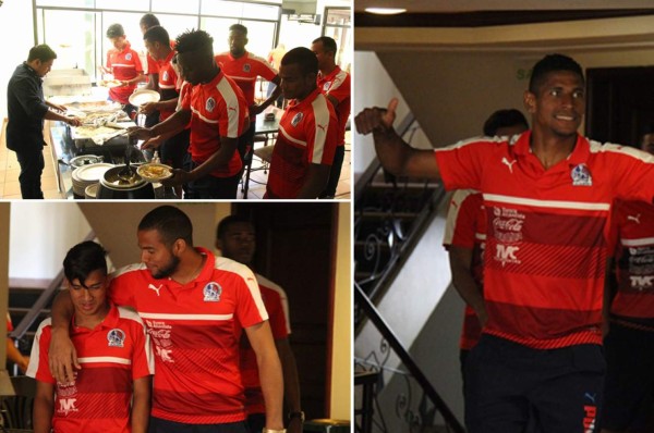 En fotos: Optimismo y alegría en concentración de Olimpia previo al clásico