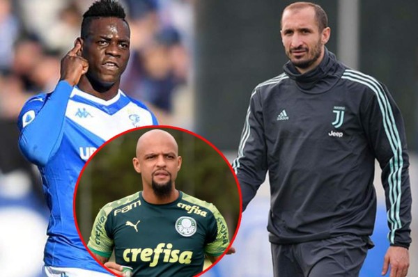 Balotelli y Felipe Melo le responden a Chiellini: ''No se comporta como un hombre; te meabas encima siempre''