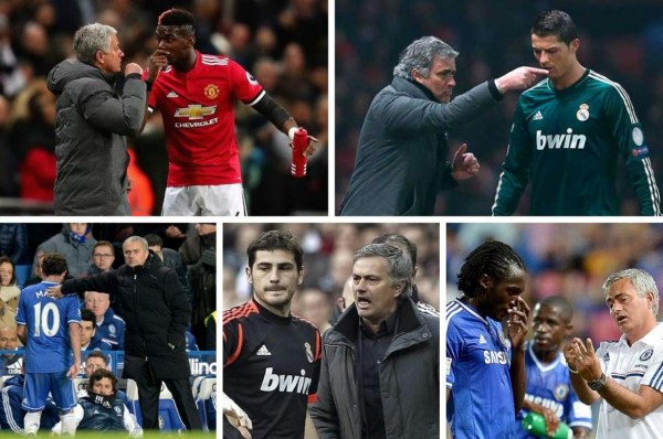 Las 12 veces que Mourinho tuvo una disputa con un futbolista