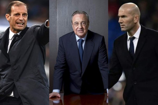 Florentino Pérez quiere a Massimiliano Allegri como entrenador del Real Madrid