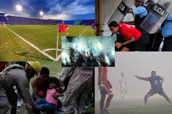 Estas son las mejores fotos que dejó las semifinales del fútbol de Honduras
