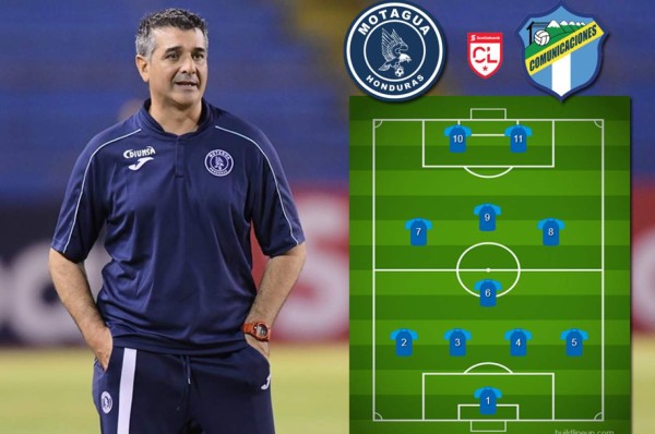Confirmado: El 11 que presentará Motagua ante Comunicaciones en el estadio Nacional